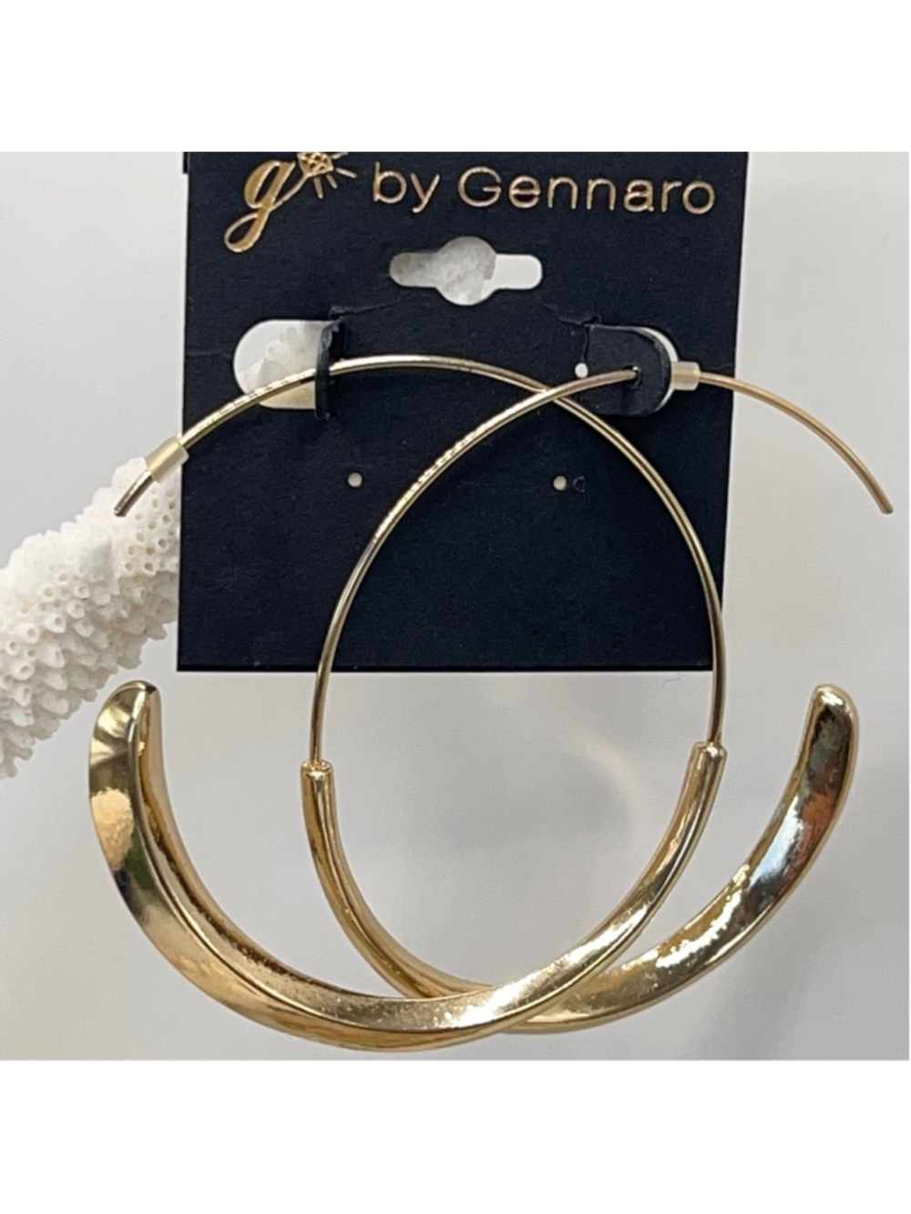 Gennaro gold hoop earring